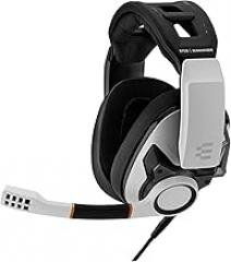 EPOS I Sennheiser GSP 601 Gaming Headset, Noise-Cancelling Mic, Flip-to-Mute, Ergonomic Headband, Foam Ear Pads, Compatible with PC, Mac, PS4, PS5, Xbox Series X, Xbox One, & Nintendo Switch (White)