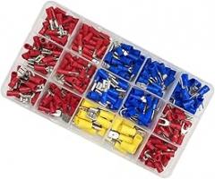 280pcs Insulated Electrical Terminals Quick Connection Wire Connectors for Safe Use Household Appliances and Electronics