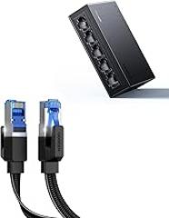 UGREEN Cat 8 Ethernet Cable 3FT Bundle with 5 Port Gigabit Ethernet Switch
