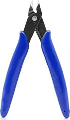 Micro Wire Cutters Precision Flush Cutter Pliers for Jewelry Making Electronics Craft 5 Inch Mini Side Cutting Nippers for Zip Ties Plastic Models and Hobby Projects Dark Blue