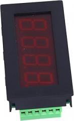 PLC LED Display Serial Port Meter ModbusRTU RS485 for Communication System DC5-36V Suitable for Electronic Control Applications Black