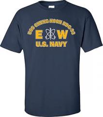 Generic USS Chung-Hoon DDG-93 Rate EW Electronics Warfare Technician T-Shirt