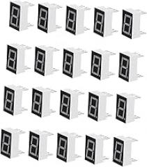 Kichvoe 20pcs Red Led Display Digital Tube Anode Highlight Digital Module for Electronics Projects and Indicator Lights