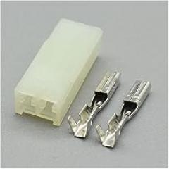 10-100Sets 2 Pin Electronic Male Female Automotive Connector Auto Household Connector Crimp Terminal Connector DJY7021A-2.3-11 (Color : Female Set, Size : 10Set)