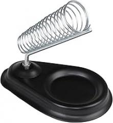 Metal Soldering Iron Stand with Heavy Cast Iron Base for Electronics Repair and Projects