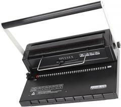 Fafeicy Binding Machine Spiral Coil Wire 34 Square Holes Punching 12 Sheets 80g Bind 120 for A4 A5 Book Maker Manual Punch