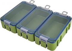 Fishing Lure Box - Lure Tackle Box with Silicone Sealing Strip | Multifunctional Portable Organizer Supplies with Electronic Components, Jewelry Fish Hooks for Night Outdoor Camping