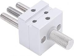 Mini Vise Adjustable Clamp Design, 30mm Maximum Width with 14PCS Stainless Steel Round Rod Handheld Table Vice Clamp for Electronics