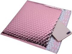 25pcs Rose Mailer Envelope Bag Shockproof Logistics Packaging Bag for Books Electronics Cosmetics