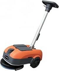 PENNON Portable Floor Scrubber with 360° Rotating Squeegee – Hand-Pushed, 180° Foldable, Efficient for Small Spaces & All Floor Types for Small Retail & Food Service