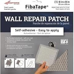 ADFORS FibaTape 0.8 ft. L x 8 in. W Fiberglass Mesh White Self Adhesive Wall Repair Patch
