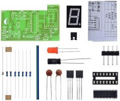 DIY LED PCB Digital Display LED Logic Pen Electronic Kit High and Low Level Test Circuit Soldering Practice Board Kit