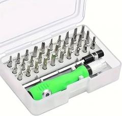 32 in 1 Small Precision Screwdriver Set, Magnetic Mini Screwdriver Set, Professional Tiny Repair Tool Kit for Glasses, Watches, Laptop, Electronics, Toys, Jewelry, Computers