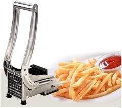Fries Machine Fries Cutter French Fries Potato Vegetable Cutter Slicer Stainless Steel Potato Cutting Machine Chopper Kitchen Accessories Manual Processor French Fries Slicer
