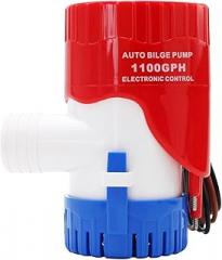 Mini Submersible Portable Electric Water Pump Auto Bilge Pump For Boats 12v 1100GPH Automatic Submersible Boat Water With Electronic Switch