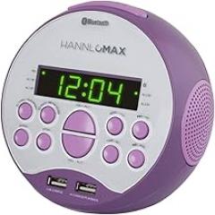 HANNLOMAX HX-129CR Alarm Clock Radio. PLL FM Radio, 0.6