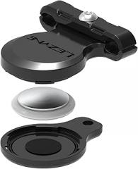 LEZYNE Matrix Saddle Tagger, Stealth Bicycle Airtag Seat Mount Case, Lightweight, Durable Composite Matrix, IPX7 Waterproof, Hidden Airtag Holder for Bikes