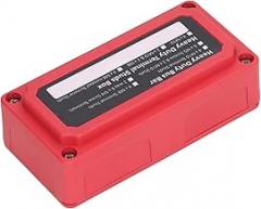 Dioche Bus Bar Box with Screws - M10 Terminal Studs Power Junction Distribution Block - 48V 300A for Automotive, RV, and Marine Applications (Red)