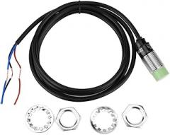 FLEXMAN PR18~8DN Hall Sensor Proximity Switch, Inductive 3 Wire NO NPN Sensor with 1.8M Wire, DC 10~30V Proximity Switch for Security Textile,CNC Electronic Machinery