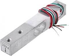 1pcs Load Cell 1KG 2KG 3KG 5KG 10KG 20KG HX711 AD Weight Sensor Module Aluminum Alloy Weighing Pressure Sensor Electronic Scale(20kg)