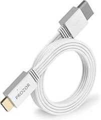 PROZOR Wii to HDMI Converter 4ft Cable Adapter, 1080P for Full HD Devices, Wii to HDMI Adapter, Supports All Wii Display Modes, Compatible with Nintendo Wii, Wii U, HDTV, Monitor