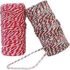 ​328ft 2mm Natural Cotton Rope Colorful Twisted String Cords for Home Decor Handmade Christmas DIY Gift Wrap New 2025 Arrival High Reliable Electronic Component, Precision, Stable Performance