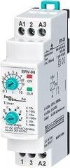 ERV-08 On Delay Multifunctional Time Relay Electronic Adjustable 1Pcs(150-260VAC 24VDC)