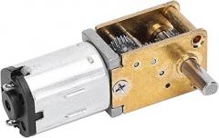 Aramox Motor Geared Reducer, Copper and Brass HighDensity Paint Coating, Powerful Brush Motor, Ideal for Smart Cars and Electronic Locks (DC3V 16RPM)