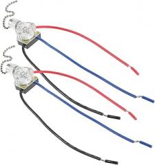 Generic Ceiling Fan Pull Chain Switch 3-Wire Ceiling Fan Pull Chain Easy to Use for Home Hotel