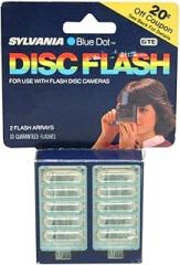 Sylvania 92029-2 Arrays Blue Dot Disc Flash (2 pack) (DISC FLASH 2PK)