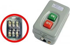 KH Series On-Off 3P 30A/250V 20A/380V Transfer Push Button Switch Control Box Electrical Electronic Starter Start KH-305