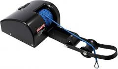 35 LBS Electric Boat Anchor Winch, Saltwater Boats Winch with Remote Control and 100ft Anchor Rope, Marine Electric Anchor Winch for 24ft Long Boats, DC12V Motor