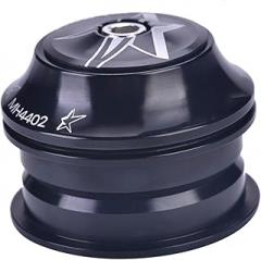 Aluminium Alloy Bike Headset Set Sturdy Accessory for Enthusiasts (Black)