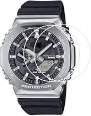 Walieoka Screen Protector Compatible with Casio GBM-2100 Series,9H Hardness Tempered Glass Protective film,Scratch Resistant Crystal Clear [ 2 Pack]