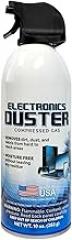 Compressed Gas Electronics Duster Spray, 10 oz, Powerful Air Duster for Computer, Keyboard, Laptop, Office Equipment, Moisture-Free, Residue-Free