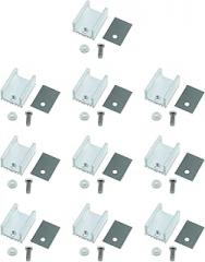 RLECS 10 Sets 20x15x10mm Silver Aluminium Heat Sink Electronic Heat Sink Mounting Kit for LM78XX LM317 IRFXXX Cooling Regulator
