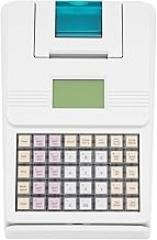 40 Keys Electronic Commercial Cash Register, 8 Digital Money Register, 40W Menu Based Control System Cash Register with Printer, 128x64 Dot Matrix LCD, 10,000 PLU Numbers, 2xRS232/1xUSB Interface