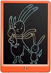 10 inches Colourful LCD Writing Tablet Portable Electronic Handwriting Drawing Board Graphics Tablet Doodle Drawing Pad with Stylus Pen for Kids Gift (Color : Orange)