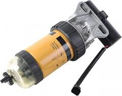 145-4501 1454501 Fuel Filter Assembly With 12V Electronic Pump For CAT For JCB