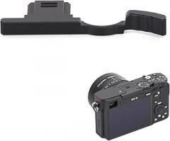 RX1R III Metal Thumb UP Grip for Sony RX1RIII RX1R3 RX1RM3 Digital Camera, Hot Shoe Full-Coverage Thumb Rest Support Holder, Not Affect The Use of Camera Buttons, Dial (Black)