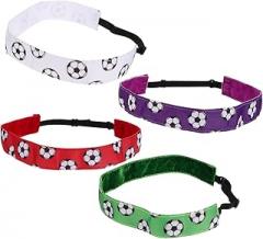 Milisten 4pcs Sports Headbands for Women Breathable Elastic Yoga Headbands Candy Colors Sweat-Wicking Hair Accessories for Running and Soccer