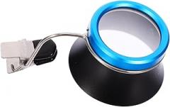 Gatuida Magnifying Visor Jewelry Loupe with Adjustable Clip for Watch Repair Electronics Crafts Alloy Lens for Enhanced Visibility and Precision