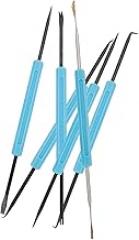 6Pcs Soldering Assist Tool Set Pcb Circuit Board Welding Auxiliary Tools for Electronics Repair and Maintenance with Sky-Blue Handles