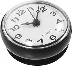 Cabilock Waterproof Bathroom Clock with Suction Cup Electronic Shower Wall Clock Fog-Resistant Silent Non-Battery for Kitchen and Bathroom Decor