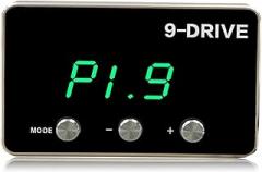 Mallofusa Universal Electronic Throttle Controller 9 MODE Smart Driving Pedal Accelerator Fuel-efficient for Electronic Throttle Cars Green LED (auag00805us)