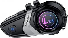 Motorcycle Helmet Bluetooth Headset - Helmet Speakers Featuring HiFi Sound, Motorcycle Headset with IP67 Waterproof, Long Lasting Helmet Headphone with Dual CVC Noise-Reduction-Lunar Rock