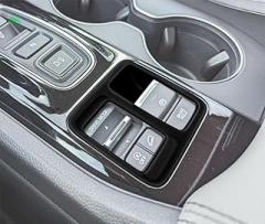 Electronic Handbrake Panel Cover Compatible with Honda New Pilot 2023 2024 2025 2026 Gear Shift Panel Cover Interior Car Accessories ABS 1PCS(Glossy Black Style)