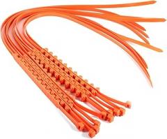 Qiilu Snow Chains, 10PCS Emergency Tire Chains Anti Slip Snow Chains for Car SUV Pickup Trucks Universal Emergency Thickening Chains