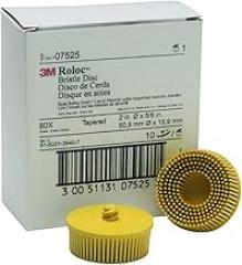 3M Scotch-Brite Roloc Bristle Disc 07525 Yellow, 2