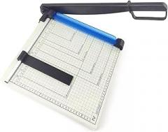 ERICAT Paper Cutter, A4 Heavy Paper Slicer with Non-Slip Handle,16-Sheet Capacity, Heavy Duty Metal Base and Non-Slip Mat, Clear Cutting Guide Grids, Wide Use for Office, Printing Shops, Photo